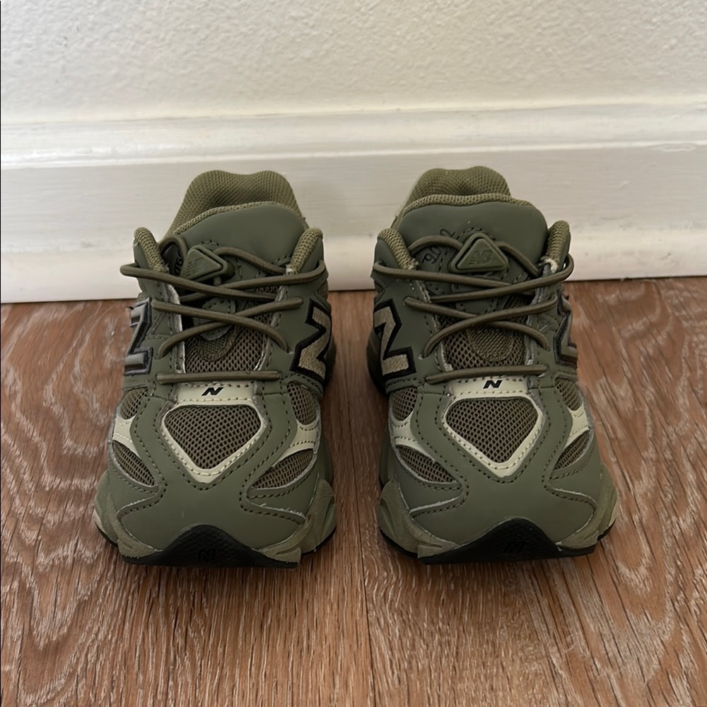 New Balance 9060 Toddlers' Olive Green Sneakers